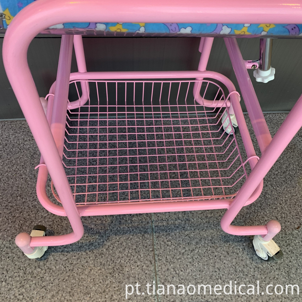 Berço de aço do bebê do hospital Hospital Steel Baby Crib